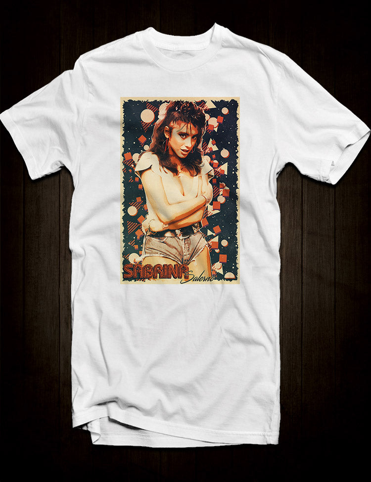 80s music legend Sabrina Salerno on T-Shirt