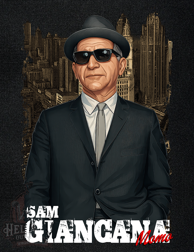 Vintage mob boss Sam Giancana graphic tee
