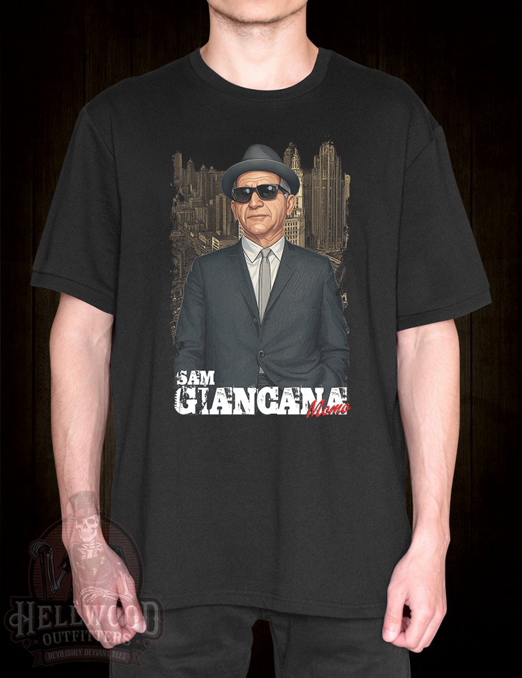 Sam Giancana organised crime history shirt