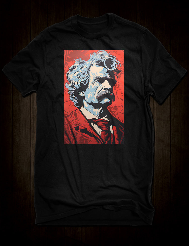 Mark Twain T-Shirt: A stylish tribute to the iconic American author and humorist.