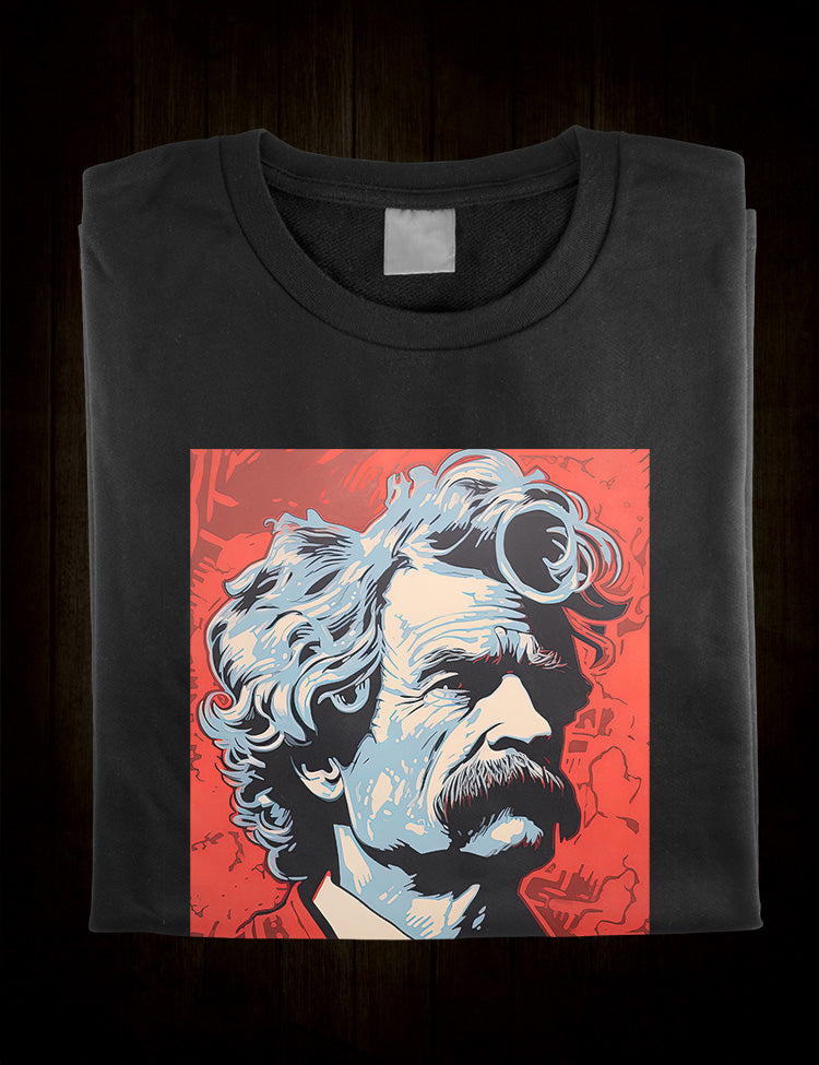 Mark Twain T-Shirt: The perfect gift for any fan of American literature or classic novels.