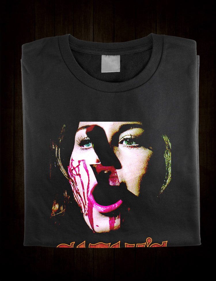 Nightmarish imagery: Embrace the Terror with Cult Horror T-Shirt Satan's Slave