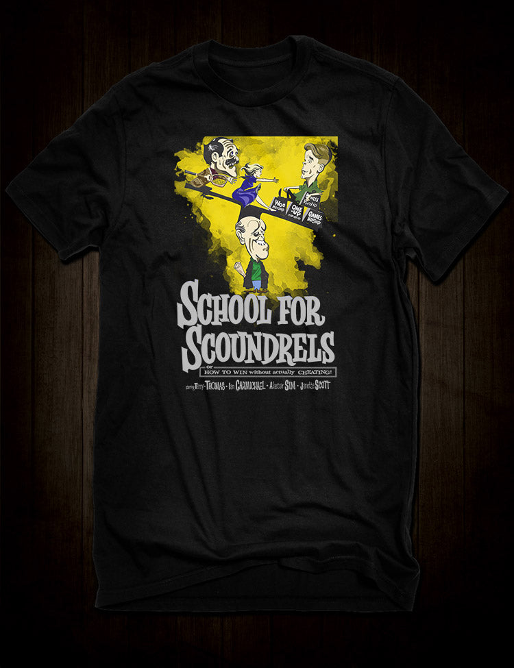 Comedic chaos: School For Scoundrels T-Shirt