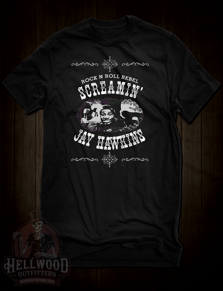 Screamin’ Jay Hawkins t-shirt design