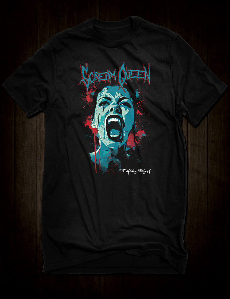 Tiffany Shepis scream queen tribute t-shirt