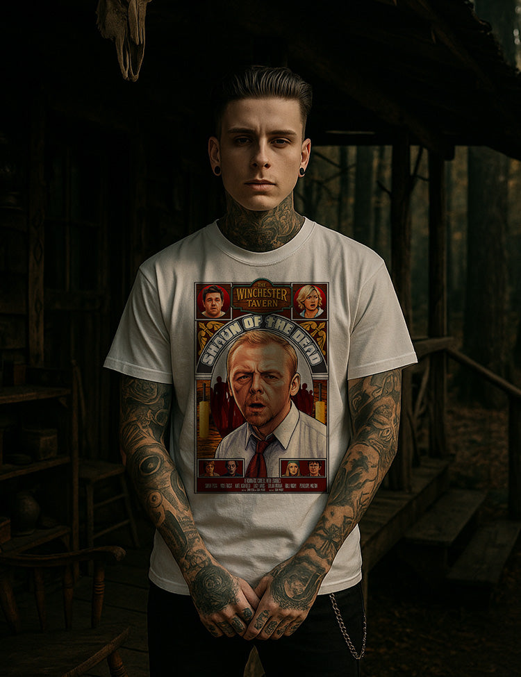 Hellwood Outfitters Shaun of the Dead retro shirt