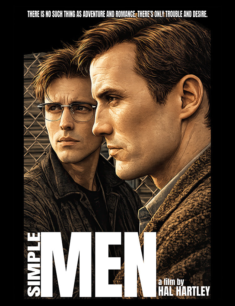 1990s indie film Simple Men design