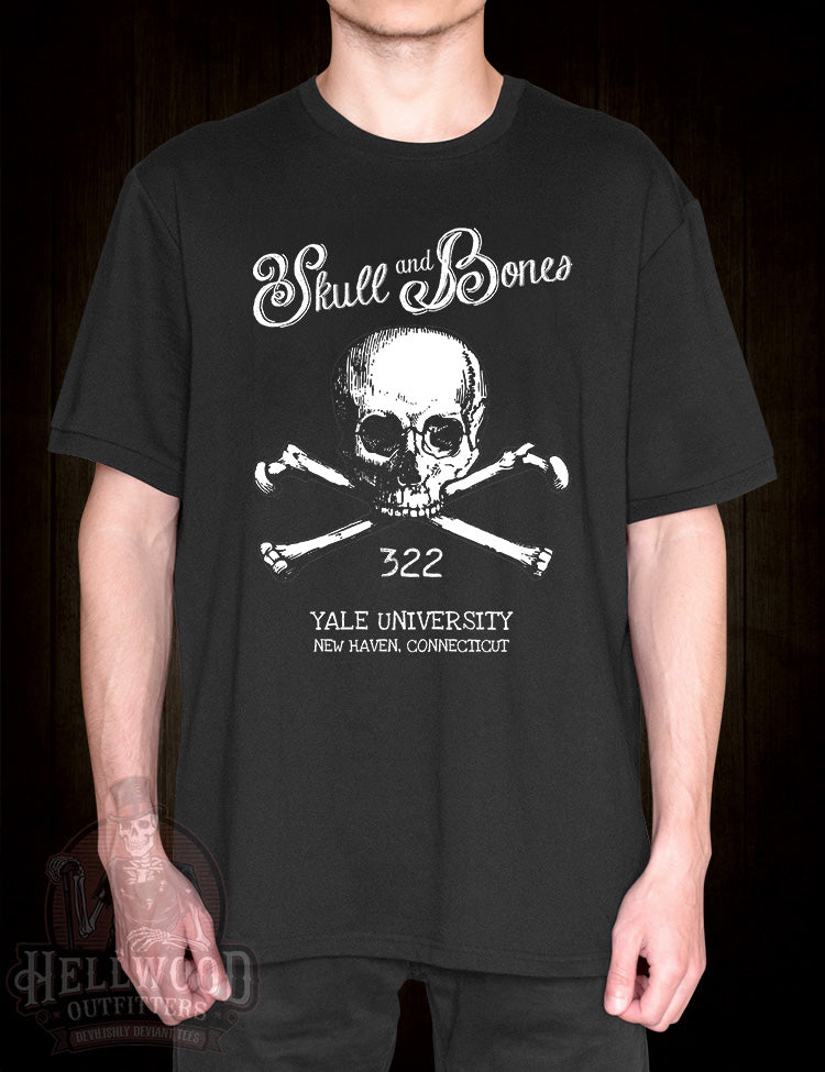 Mystery and power Skull and Bones inspired t-shirt