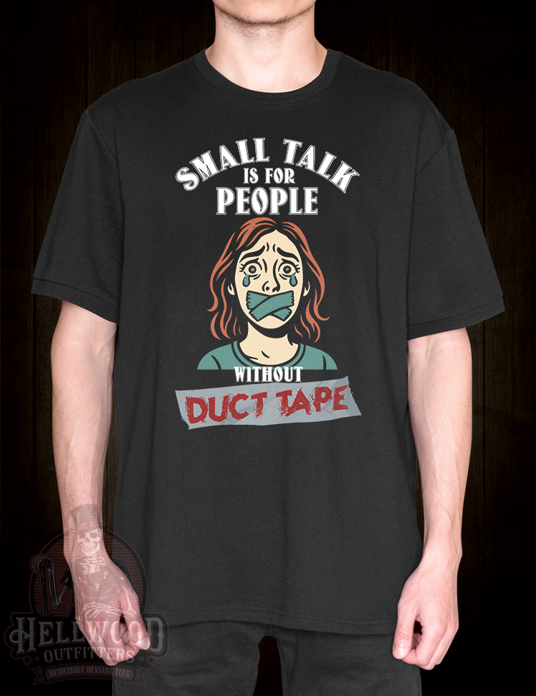 Funny misanthropic shirt with black comedy style