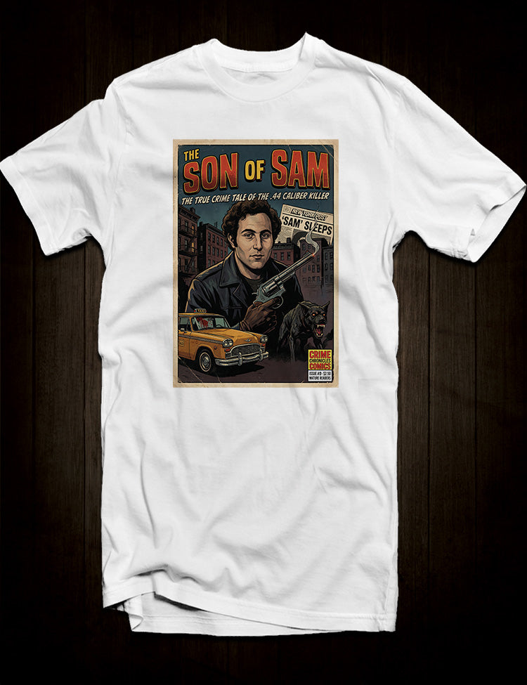 Son of Sam retro pulp horror graphic