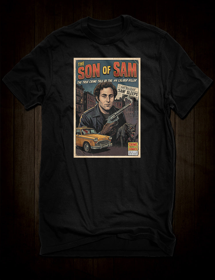 Son of Sam comic book style artwork