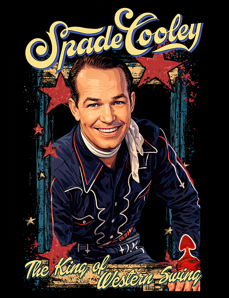 Western Swing music legend Spade Cooley graphic