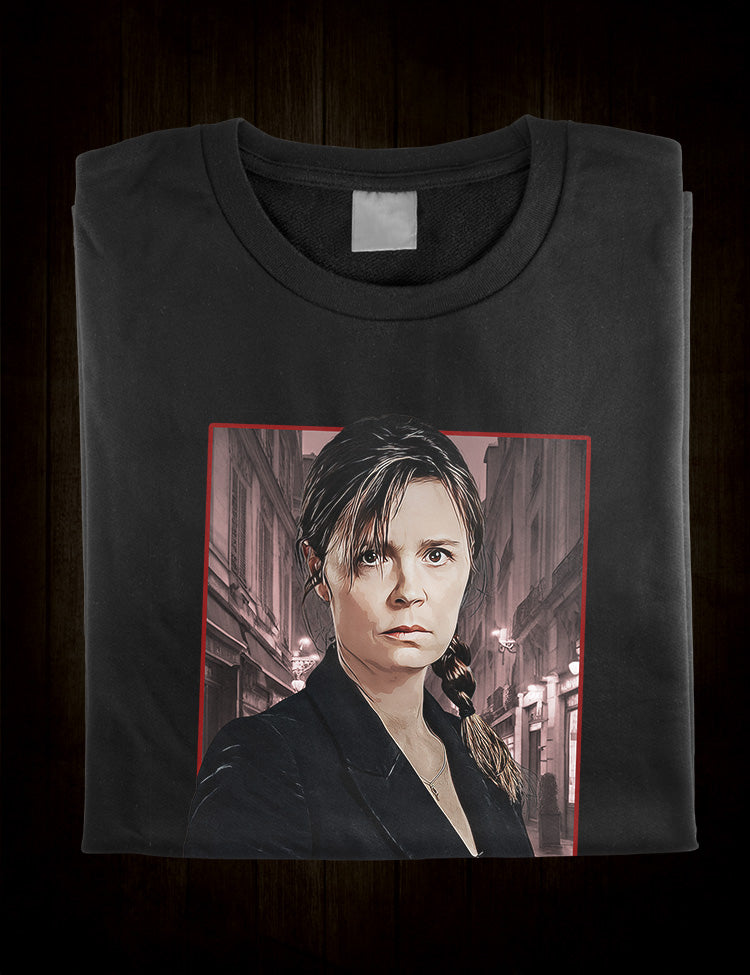 Caroline Proust as Capitaine Laure Berthaud in Engrenages T-Shirt