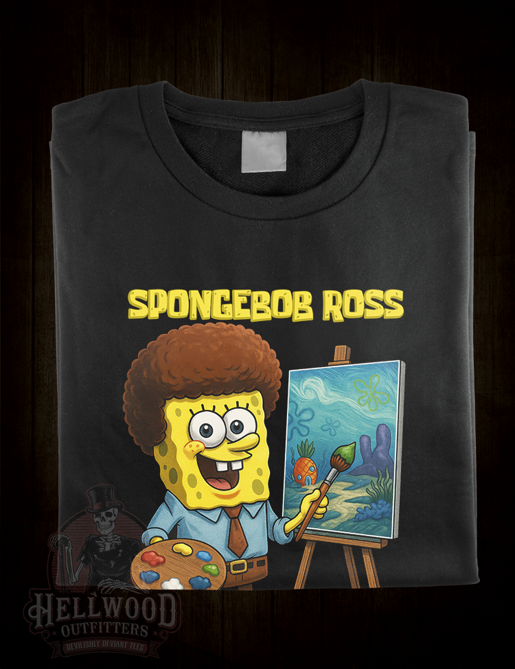 Joy of Painting Under the Sea SpongeBob t-shirt