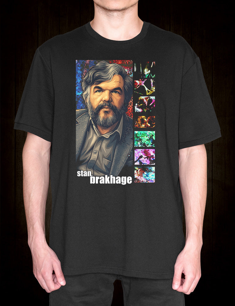 Avant-garde movie director tee celebrating Stan Brakhage