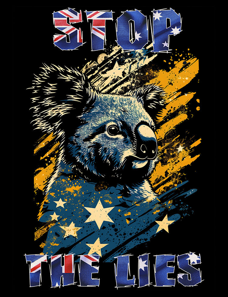 Humorous Australia Doesn't Exist T-Shirt for skeptics and believers