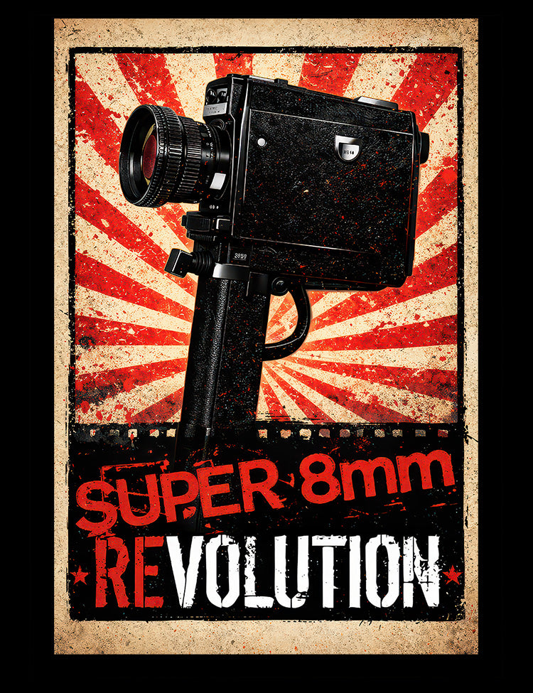 Super 8 camera graphic tee vintage film