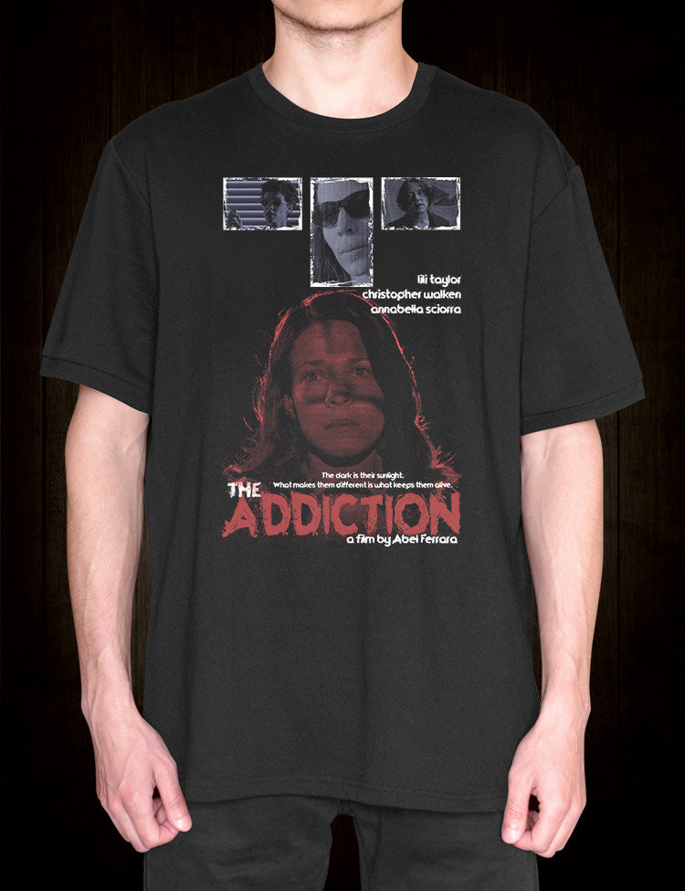 The Addiction art house horror tee