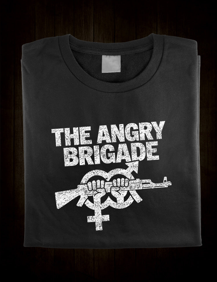 British counterculture and anarchist movement inspired T-shirt