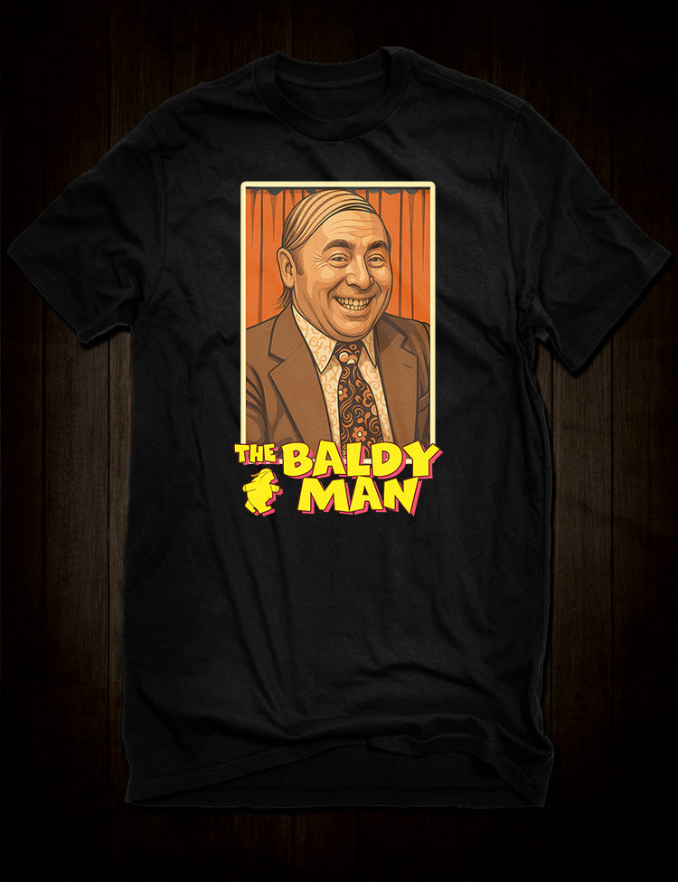 The Baldy Man T-Shirt featuring Gregor Fisher’s cult Scottish comedy character