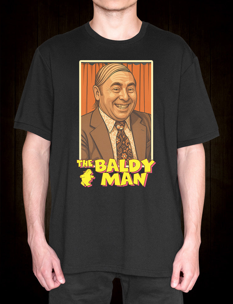Naked Video inspired T-shirt featuring Gregor Fisher’s comb-over comedian