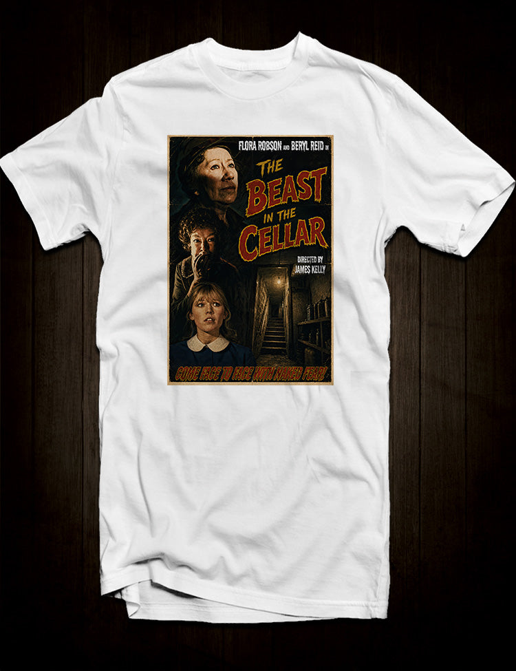 British psychological horror The Beast in the Cellar artwork
