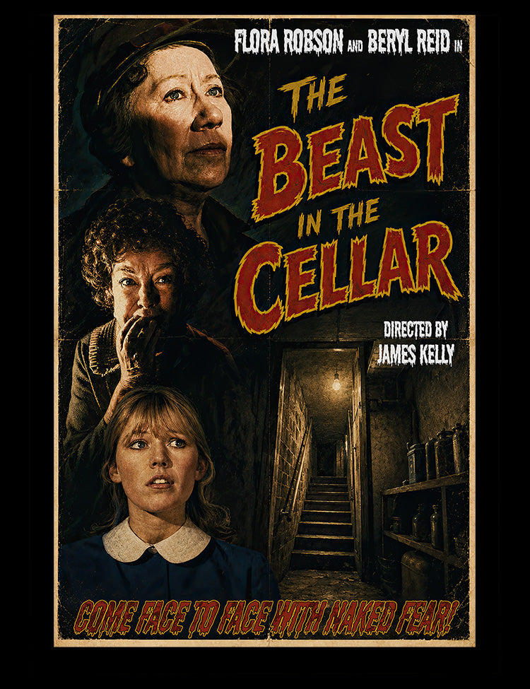 Flora Robson Beryl Reid The Beast in the Cellar artwork