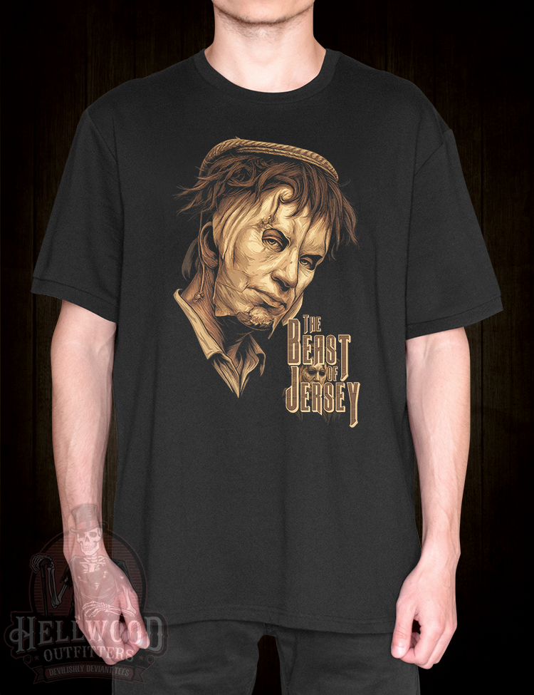 Disturbing mask of Beast of Jersey shirt
