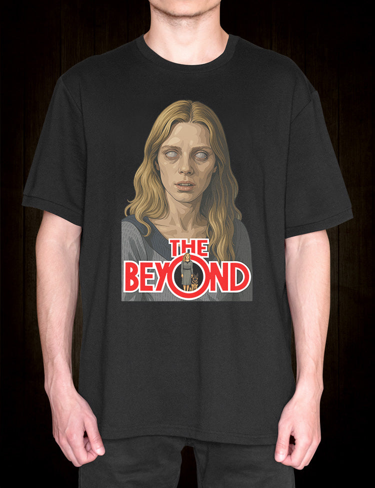 Lucio Fulci The Beyond t-shirt horror illustration design