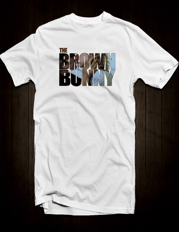 The Brown Bunny film t-shirt with a minimalist design