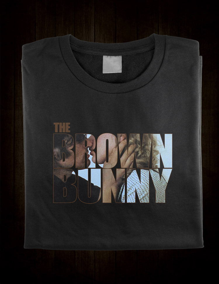 The Brown Bunny film t-shirt with the movie title on it
