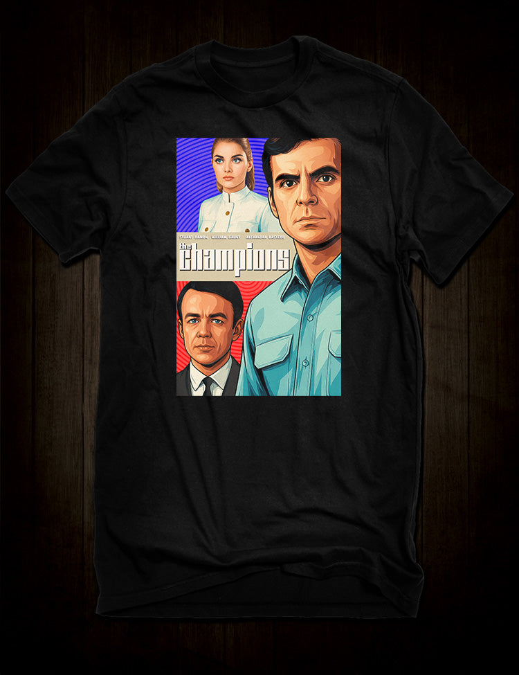 The Champions t-shirt 1960s British TV series