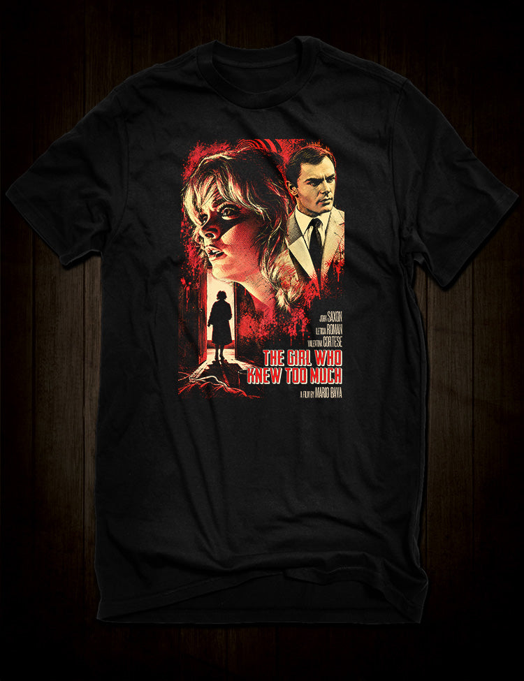 The Girl Who Knew Too Much T-Shirt inspired by Mario Bava's 1963 Italian thriller