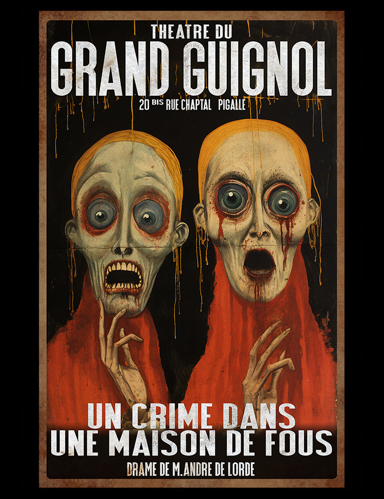 Shocking plays: Grand Guignol Inspired T-Shirt