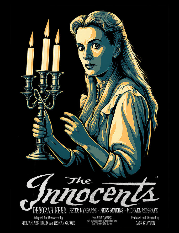 Victorian ghost story vintage movie poster style