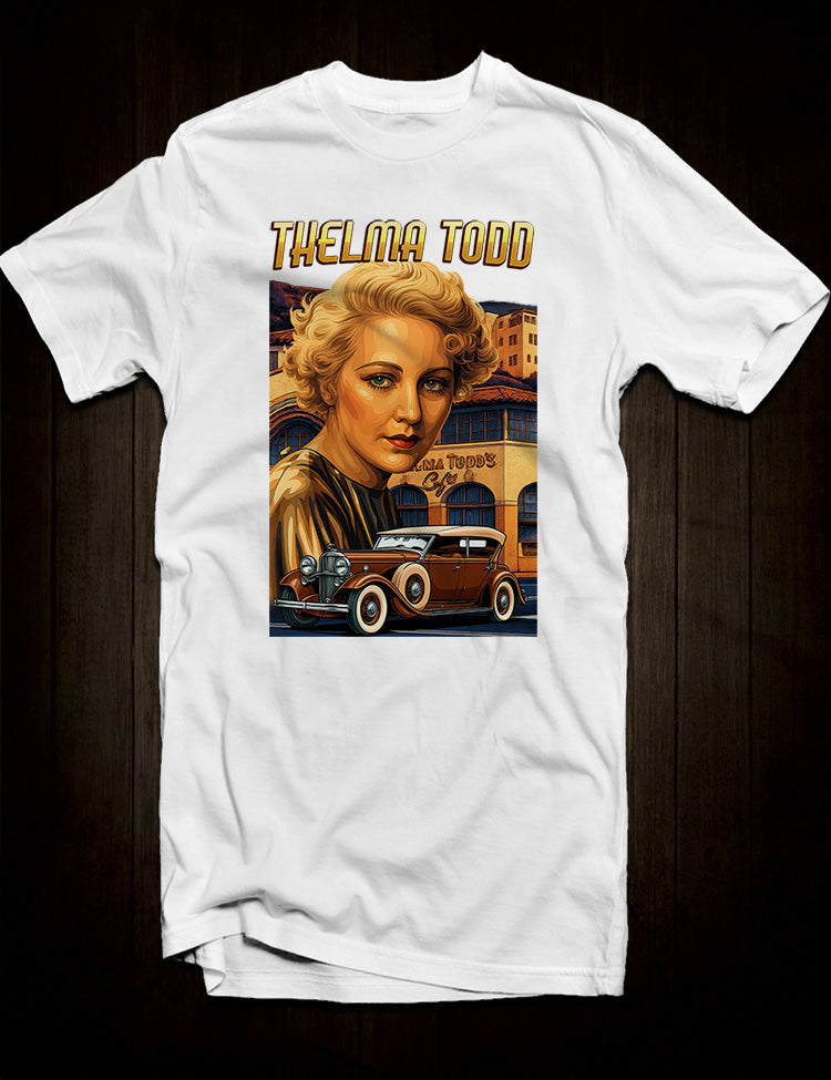 Thelma Todd cult cinema tribute apparel