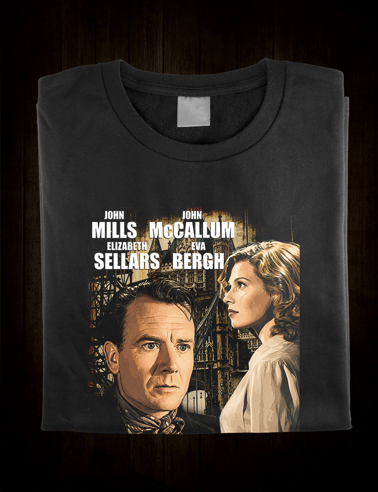 Vintage British cinema design inspired by The Long Memory film