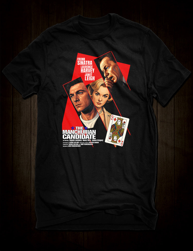 The Manchurian Candidate T-shirt classic Cold War film design