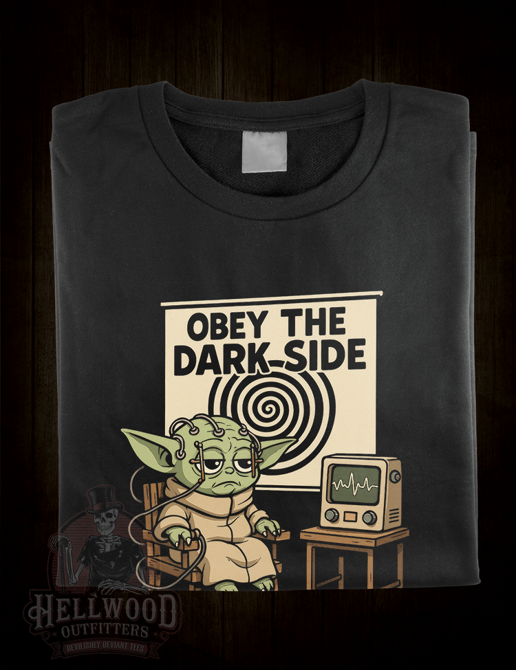 Cult sci-fi parody apparel by Hellwood Outfitters