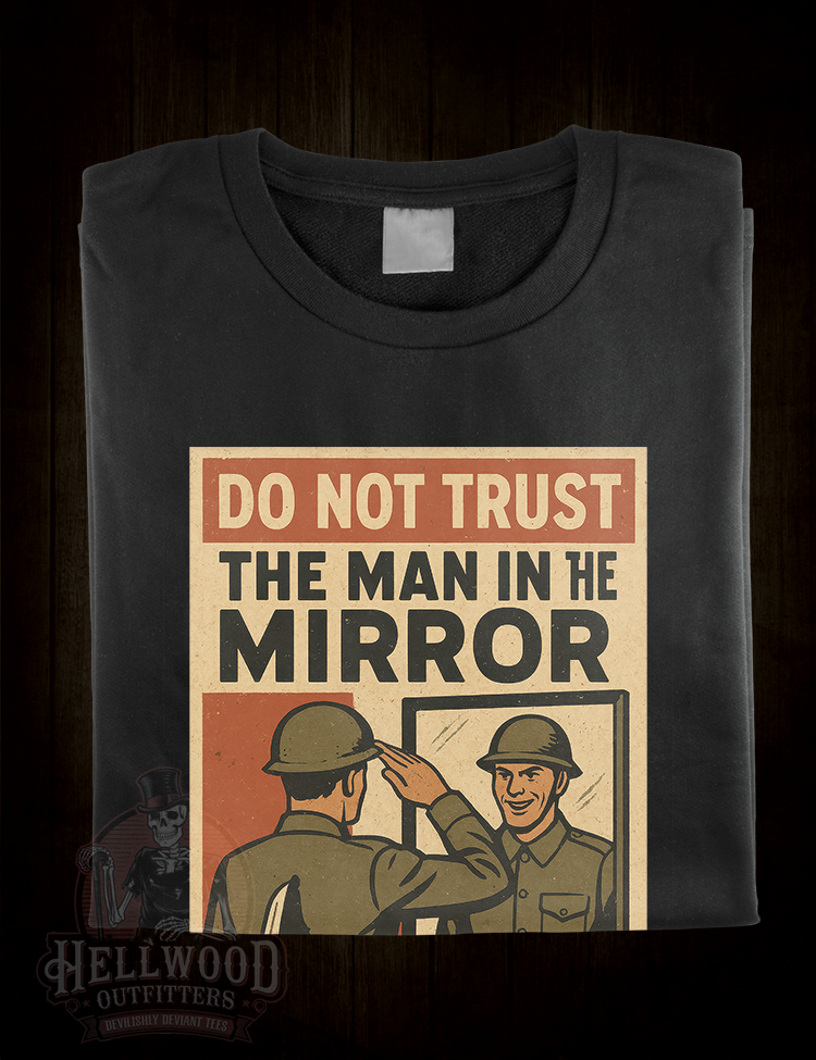 Retro propaganda art inspired The Man In The Mirror tee