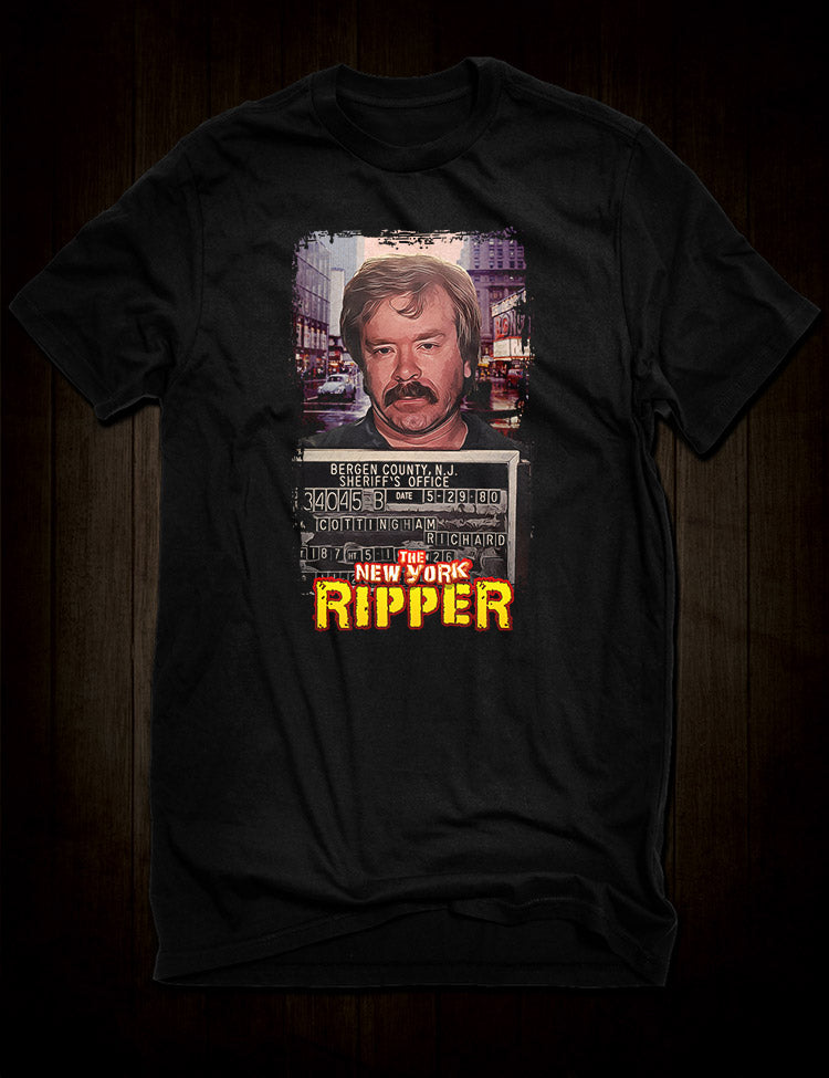New York Ripper T-Shirt - True Crime Inspired Apparel