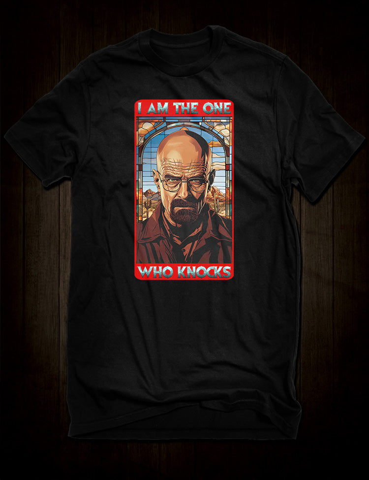 Walter White "I Am the One Who Knocks" T-Shirt.