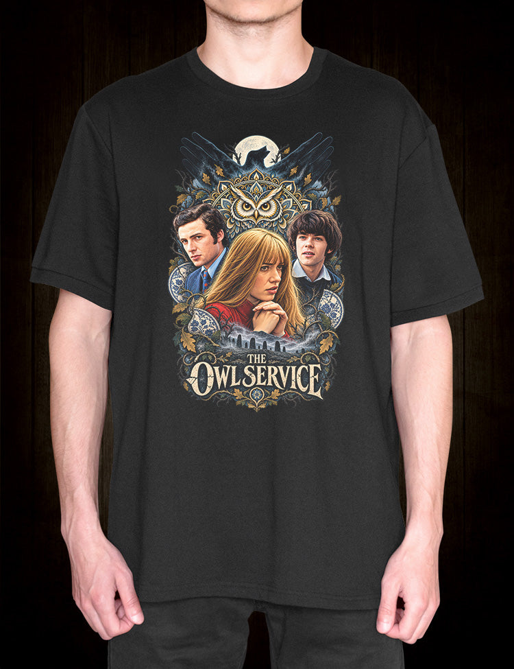 The Owl Service folk horror T-shirt celebrating the Welsh-set TV serial