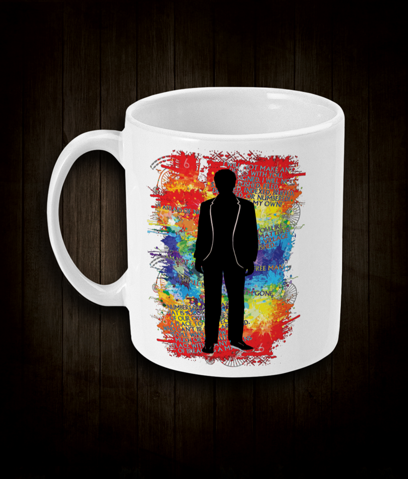 The Prisoner Multi Coloured Mug