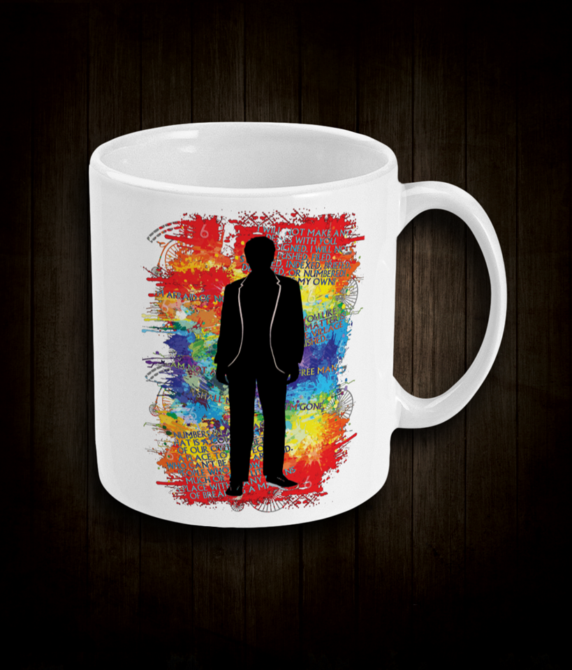 The Prisoner Multi Coloured Mug