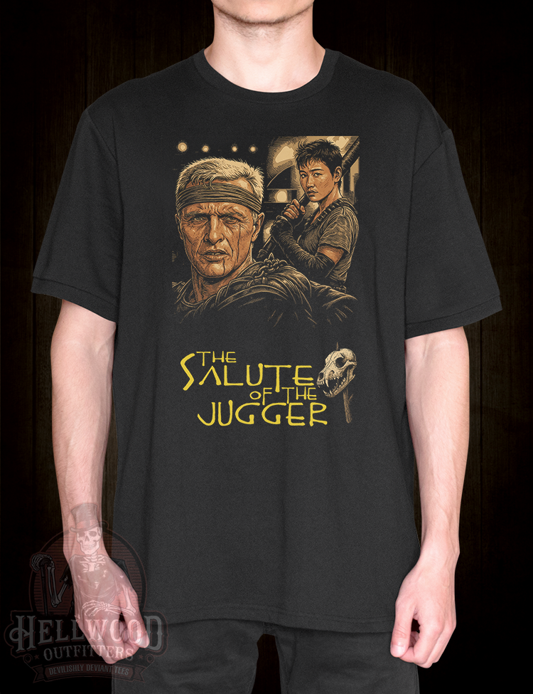 Illustrated t-shirt for Salute of the Jugger fans