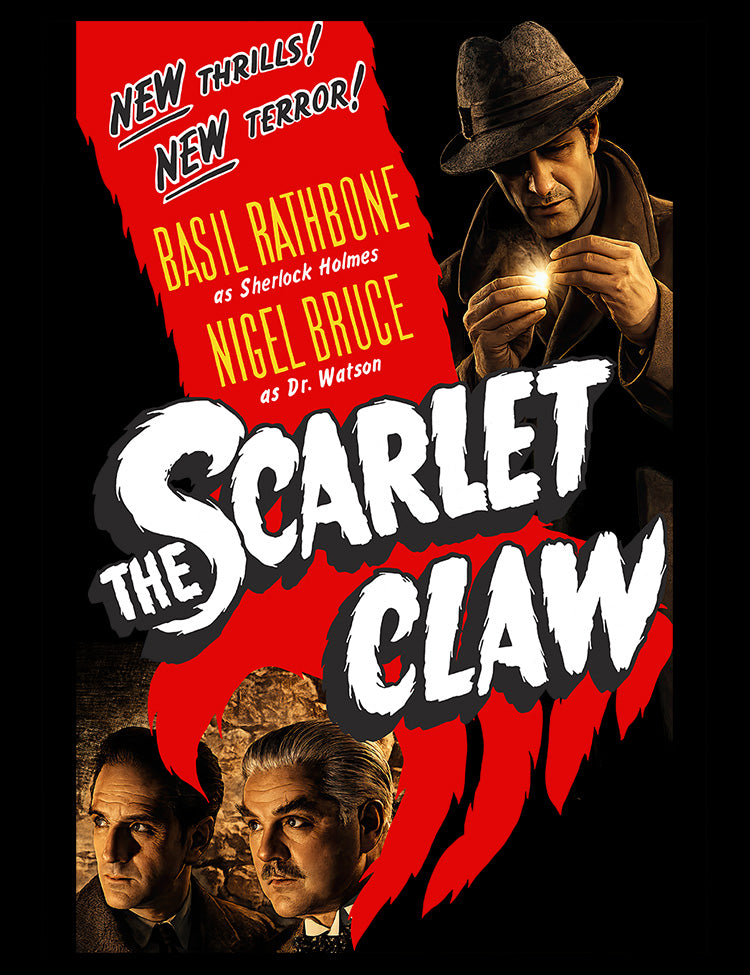 Basil Rathbone Sherlock Holmes design inspired by the 1944 film The Scarlet Claw