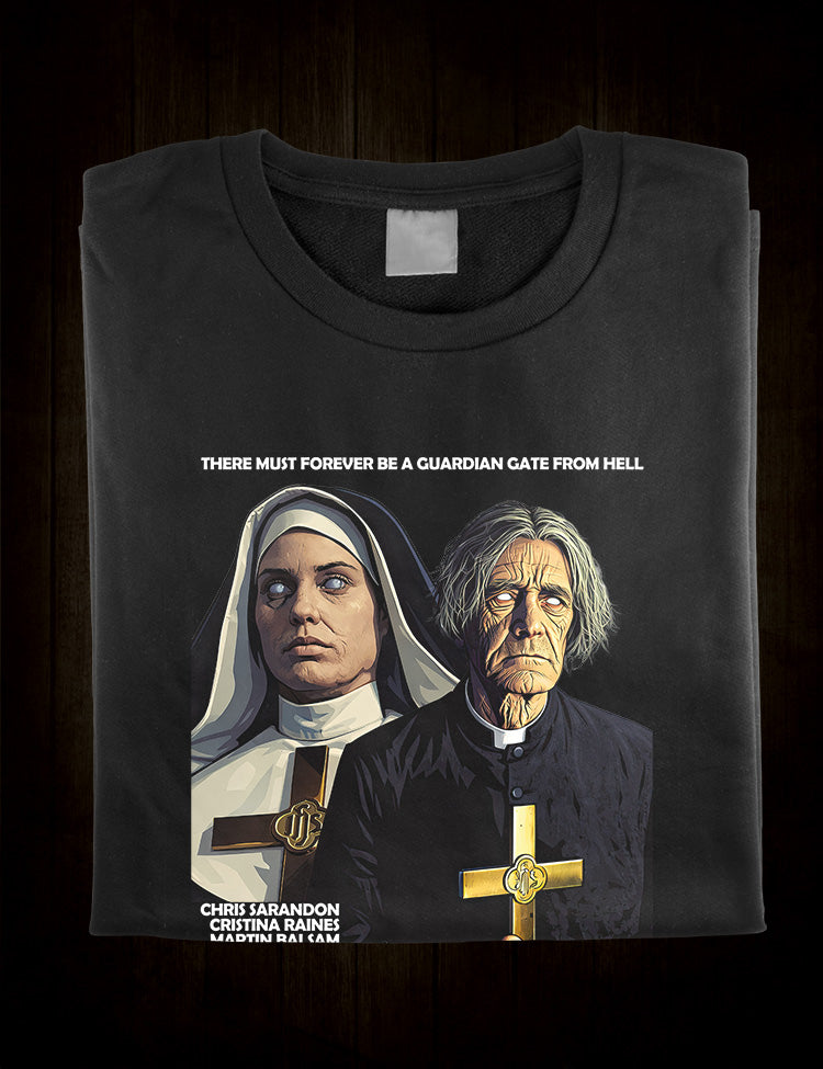 The Sentinel guardian gate from hell poster style image tee