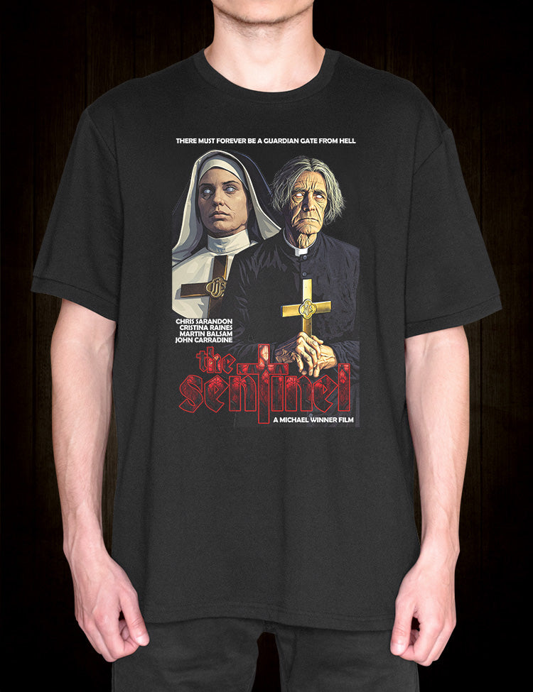 The Sentinel vintage horror movie inspired design