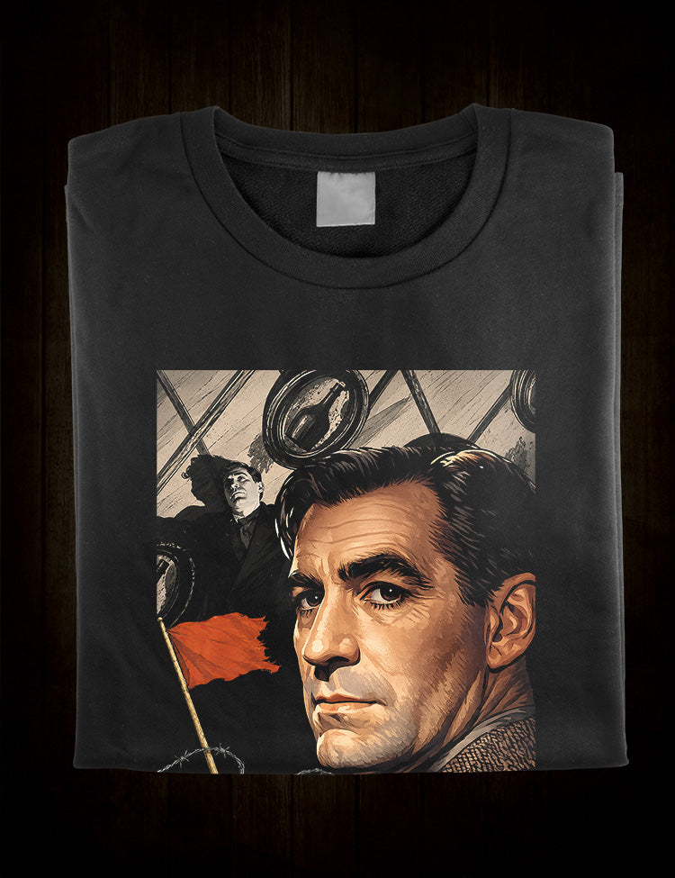 World War Two British cinema shirt inspired by David Farrar and Kathleen Byron